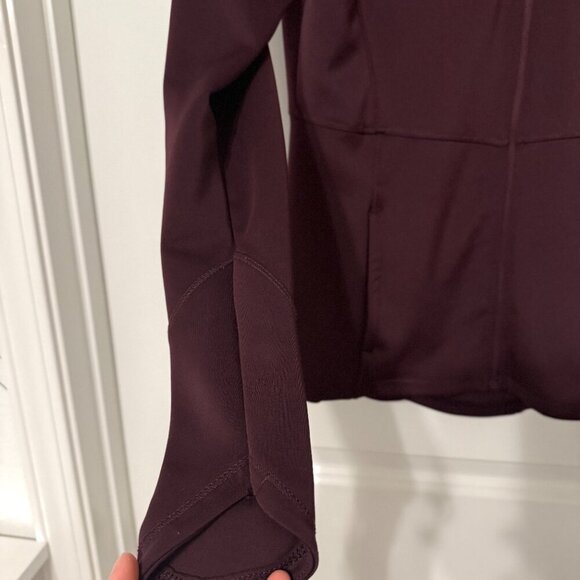 Apana Burgundy Full-Zip Athletic Jacket Size XS - Picture 4 of 9